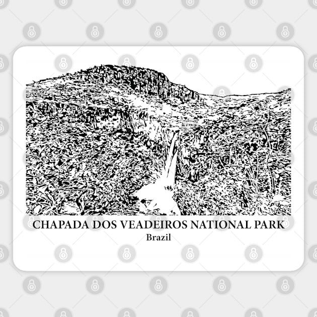 Chapada dos Veadeiros National Park - Brazil Magnet by Lakeric